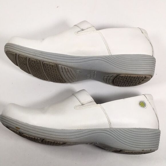 DANSKO Work Wonders Women's EU 41 US 10.5 Shoes White Leather Closed Heel Clogs - Picture 8 of 14